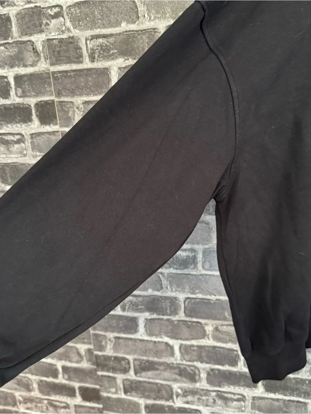 The North Face 1/4 zip fleece sweater black